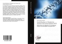 Produktbild: Contribution &agrave; l'&eacute;tude du facteur de transcription ATF7