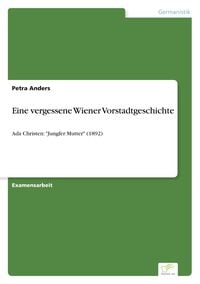 Produktbild: Eine vergessene Wiener Vorstadtgeschichte