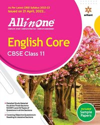 Produktbild: CBSE All In One English Core Class 11 2022-23 Edition (As per latest CBSE Syllabus issued on 21 April 2022)