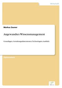 Produktbild: Angewandtes Wissensmanagement
