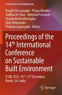 Produktbild: Proceedings of the 14th International Conference on Sustainable Built Environment