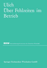 Produktbild: &Uuml;ber Fehlzeiten im Betrieb