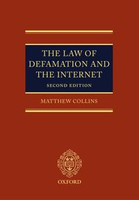 Produktbild: The Law of Defamation and the Internet
