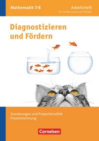 Produktbild: Diagnostizieren und F&ouml;rdern in Mathematik 7./8. Schuljahr - Arbeitsheft - Allgemeine Ausgabe