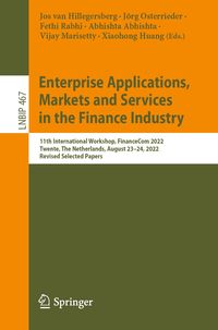 Produktbild: Enterprise Applications, Markets and Services in the Finance Industry