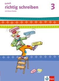 Produktbild: Einfach richtig schreiben. Arbeitsheft Vereinfachte Ausgangsschrift 3. Schuljahr mit Clown Charlie