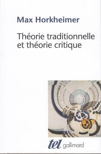 Produktbild: Th&eacute;orie traditionnelle et th&eacute;orie critique
