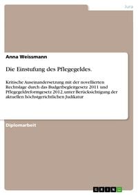 Produktbild: Die Einstufung des Pflegegeldes.