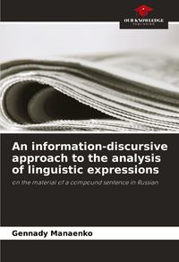 Produktbild: An information-discursive approach to the analysis of linguistic expressions