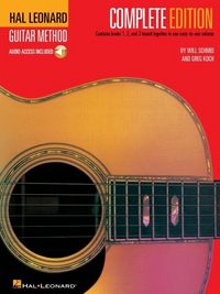 Produktbild: Hal Leonard Guitar Method Complete Edition with Online Audio Books 1, 2 and 3 in One Beginner Acoustic and Electric Guitar Lesson Book with Chords, Scales, Technique, Tab and 164 Audio Tracks