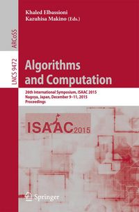 Produktbild: Algorithms and Computation