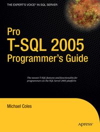 Produktbild: Pro T-SQL 2005 Programmer's Guide