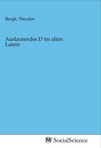 Produktbild: Auslautendes D im alten Latein