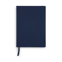 Produktbild Notizbuch A4 Hardcover Navy Blue Blanko, 192 Seiten