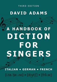 Produktbild: A Handbook of Diction for Singers