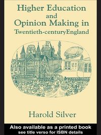 Produktbild: Higher Education and Policy-making in Twentieth-century England