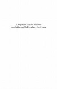 Produktbild: Angleterre face aux Bourbons dans la guerre d'Independance A