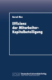 Produktbild: Effizienz der Mitarbeiter-Kapitalbeteiligung