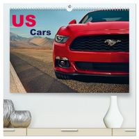 Produktbild: US Cars Kalender (hochwertiger Premium Wandkalender 2026 DIN A2 quer), Kunstdruck in Hochglanz