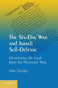 Produktbild: The Six-Day War and Israeli Self-Defense