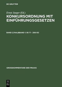Produktbild: &sect;&sect; 71 - 206 KO