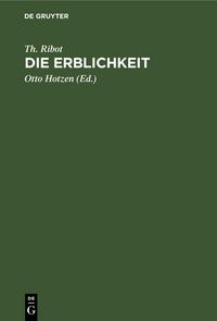 Produktbild: Die Erblichkeit