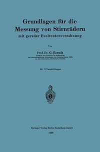 Produktbild: Grundlagen f&uuml;r die Messung von Stirnr&auml;dern mit gerader Evolventenverzahnung