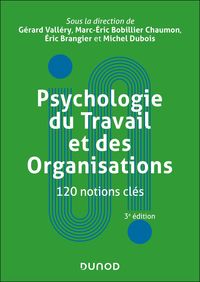 Produktbild: Psychologie du Travail et des Organisations : 120 notions cl&eacute;s - 3e &eacute;d.