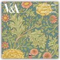 Produktbild: William Morris Wallpapers &ndash; Tapetendesign 2027 &ndash; Original Flame Tree Publishing-Kalender [Kalender]