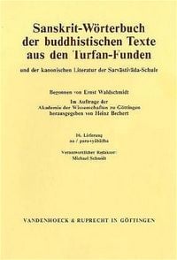 Produktbild: Sanskrit-W&ouml;rterbuch der buddhistischen Texte aus den Turfan-Funden. Lieferung 16