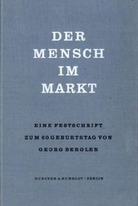 Produktbild: Der Mensch im Markt