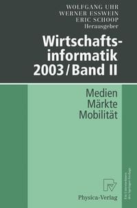 Produktbild: Wirtschaftsinformatik 2003/Band II