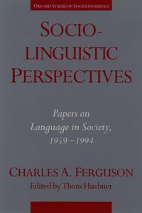 Produktbild: Sociolinguistic Perspectives