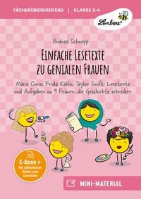 Produktbild: Einfache Lesetexte zu genialen Frauen