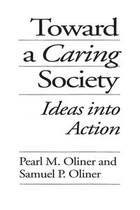 Produktbild: Toward a Caring Society