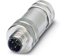 Produktbild: Phoenix Contact 1521258 Sensor-/Aktor-Datensteckverbinder M12 Stecker, gerade Polzahl Sensoren: 4 1 St.