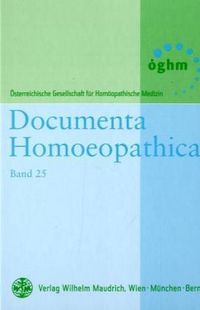 Produktbild: Documenta Homoeopathica 25