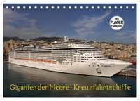 Produktbild: Giganten der Meere - Kreuzfahrtschiffe (Tischkalender 2026 DIN A5 quer), CALVENDO Monatskalender