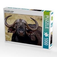 Produktbild: CALVENDO Puzzle Kaffernb&uuml;ffel in Afrika | 1000 Teile Lege-Gr&ouml;&szlig;e 64x48cm Foto-Puzzle f&uuml;r gl&uuml;ckliche Stunden