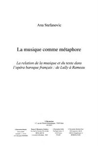 Produktbild: Musique comme metaphore