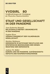 Produktbild: Staat und Gesellschaft in der Pandemie