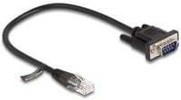 Produktbild: Delock 88008 RJ45 / Seriell Patchkabel 0.30m Schwarz 1St.