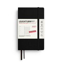 Produktbild: Wochenkalender & Notizbuch Pocket (A6) 2027, Schwarz, Deutsch