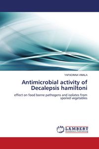 Produktbild: Antimicrobial activity of Decalepsis hamiltoni