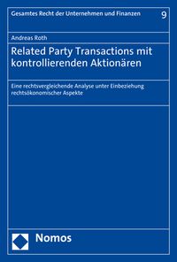 Produktbild: Related Party Transactions mit kontrollierenden Aktion&auml;ren