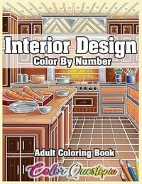 Produktbild: Interior Design Adult Color by Number Coloring Book