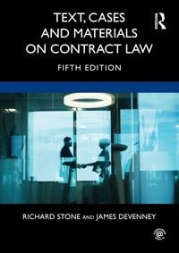 Produktbild: Text, Cases and Materials on Contract Law