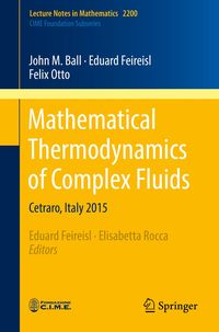 Produktbild: Mathematical Thermodynamics of Complex Fluids