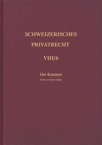 Produktbild: Bd. VIII/6: Der Konzern