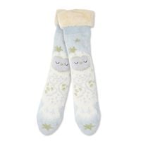 Produktbild: Lesesocken Eule Eisblau, Gr. 36-41